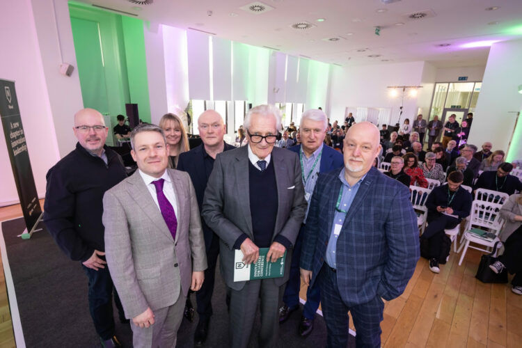 Lord Heseltine attended the finale event during the second year of the Novel programme